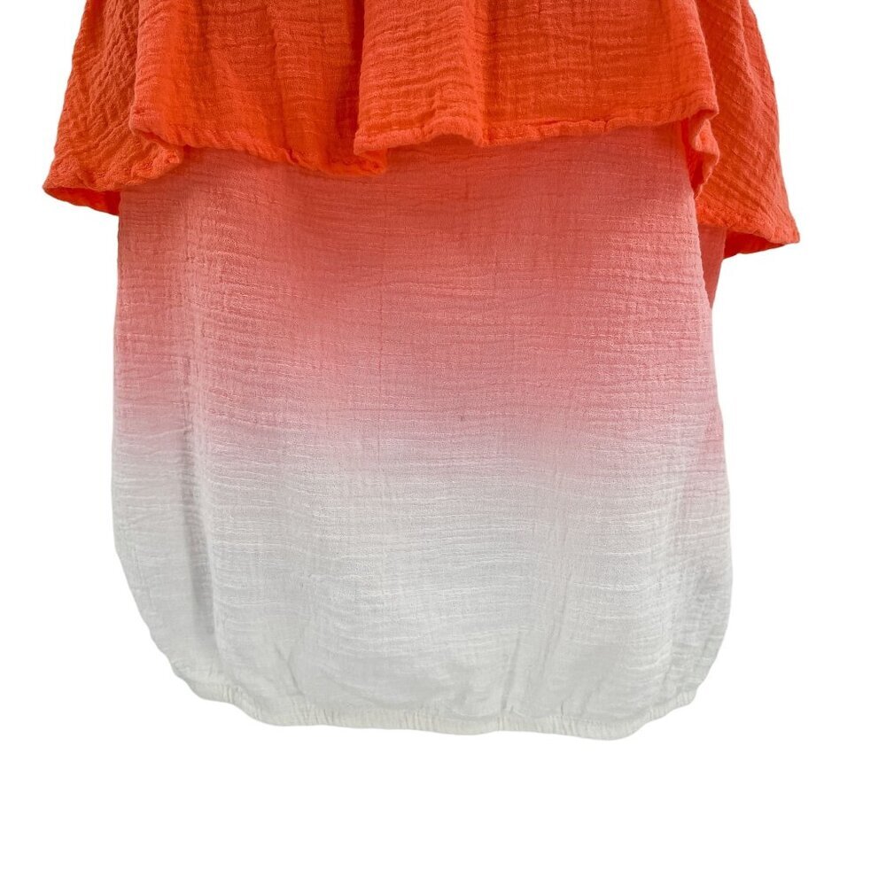 Nordstrom Socialite Ombre Strapless Ruffle Pop Over Top - Picture 4 of 6